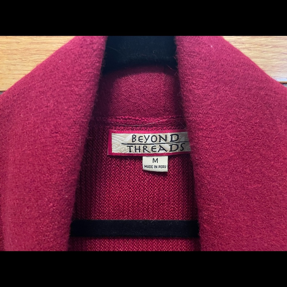 Beyond Threads Alpaca Sweater Jacket - image 3